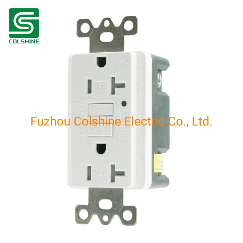 Duplex Receptacle Outlet 20A 125V Self Test GFCI Wall Socket