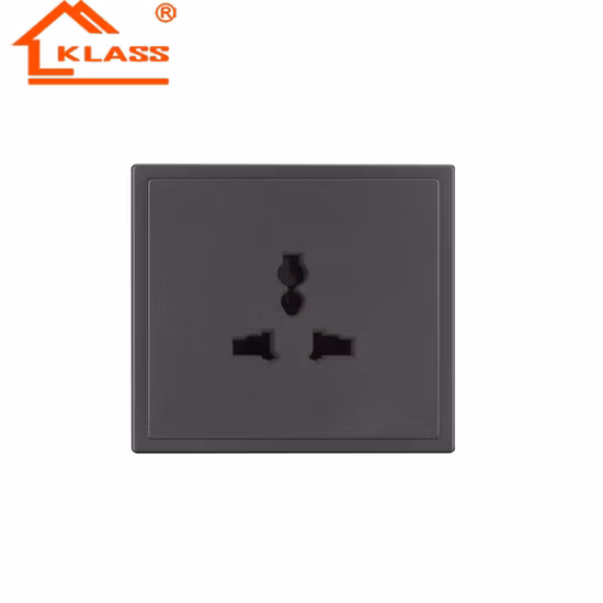 Prise de commutateur de prise murale en plastique PC pour la Thaïlande Vietnam Pérou Bolivie